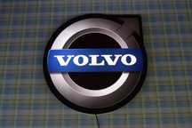 LED Neon VOLVO, Podświetlane Logo 3D, Baner świetlny, Znaczek, Prezent
