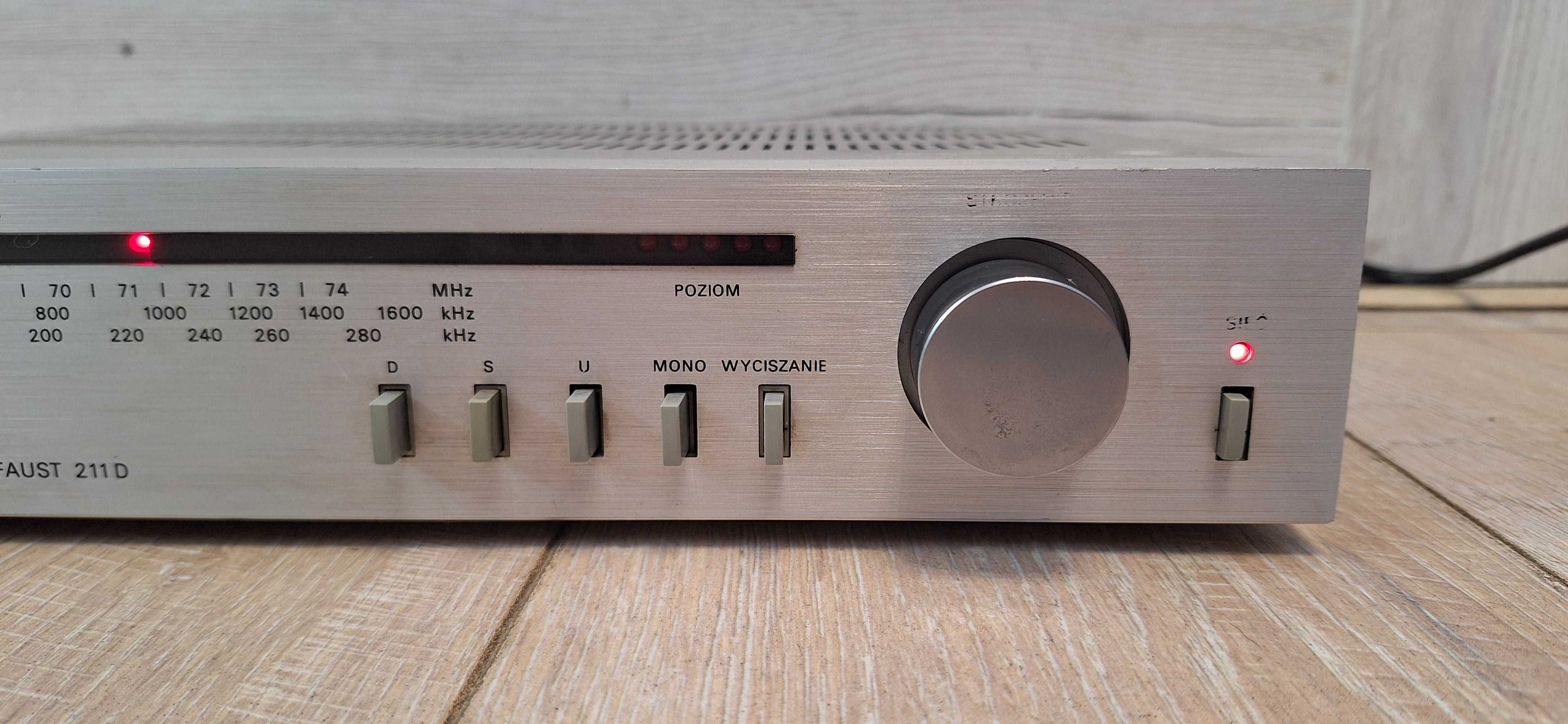 UNITRA Stereo Faust AS 211 D ! OKAZJA ! SREBRNY !