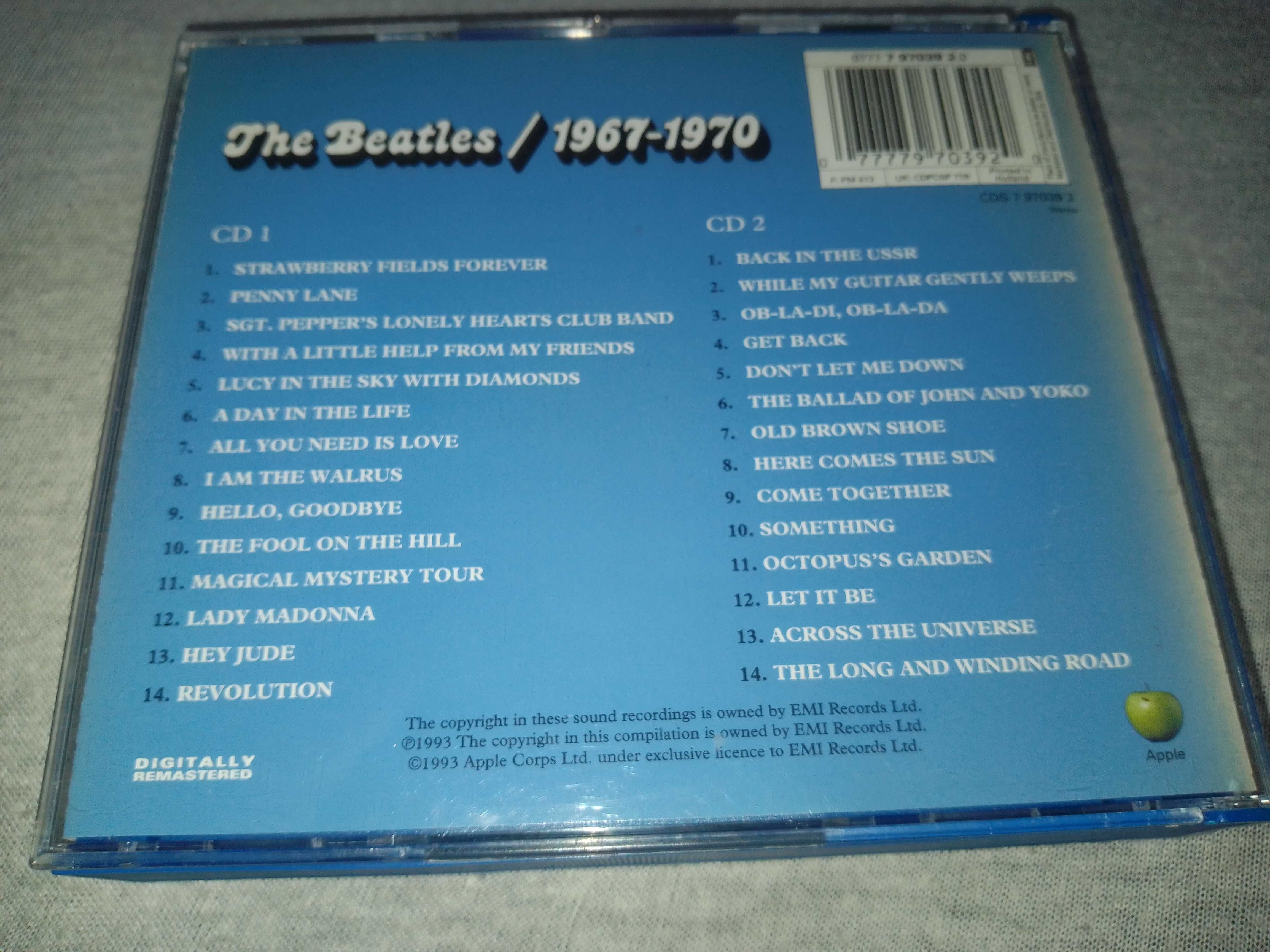 The Beatles "1967-1970"фирменный 2хCD Made In Holland.