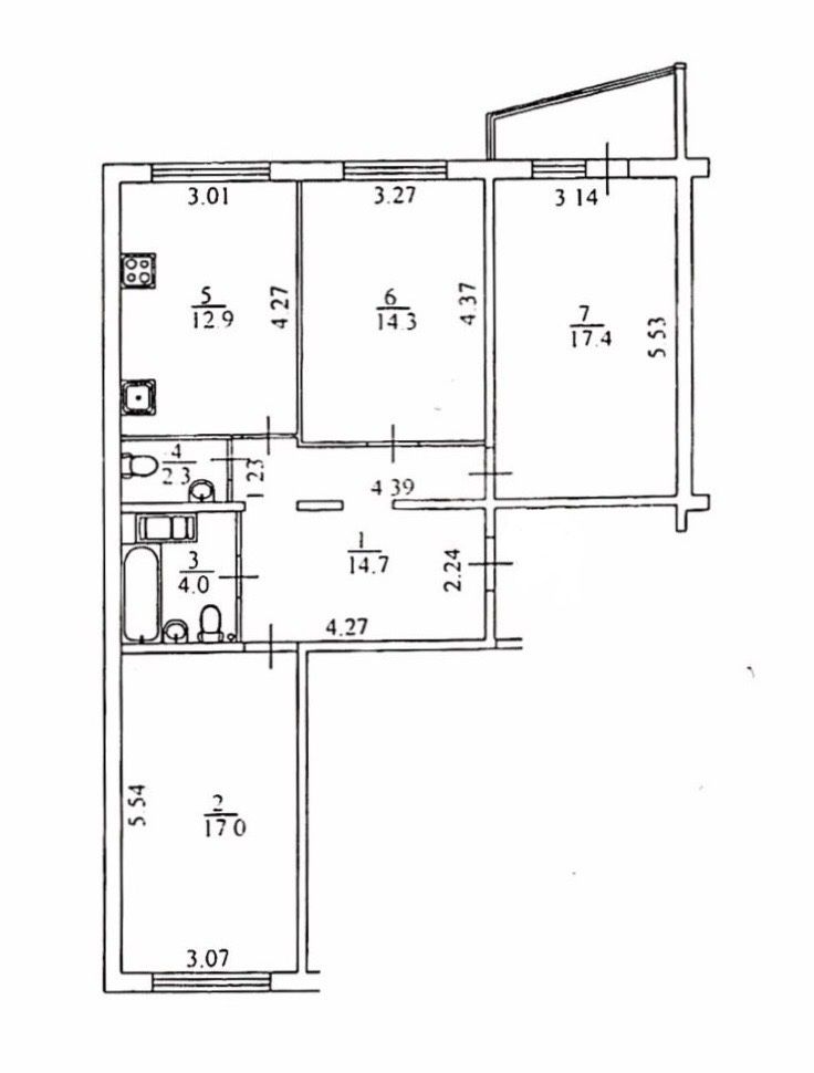 Продаж 3-кімн., 85м. Позняки, Вишняківська 4. Без %