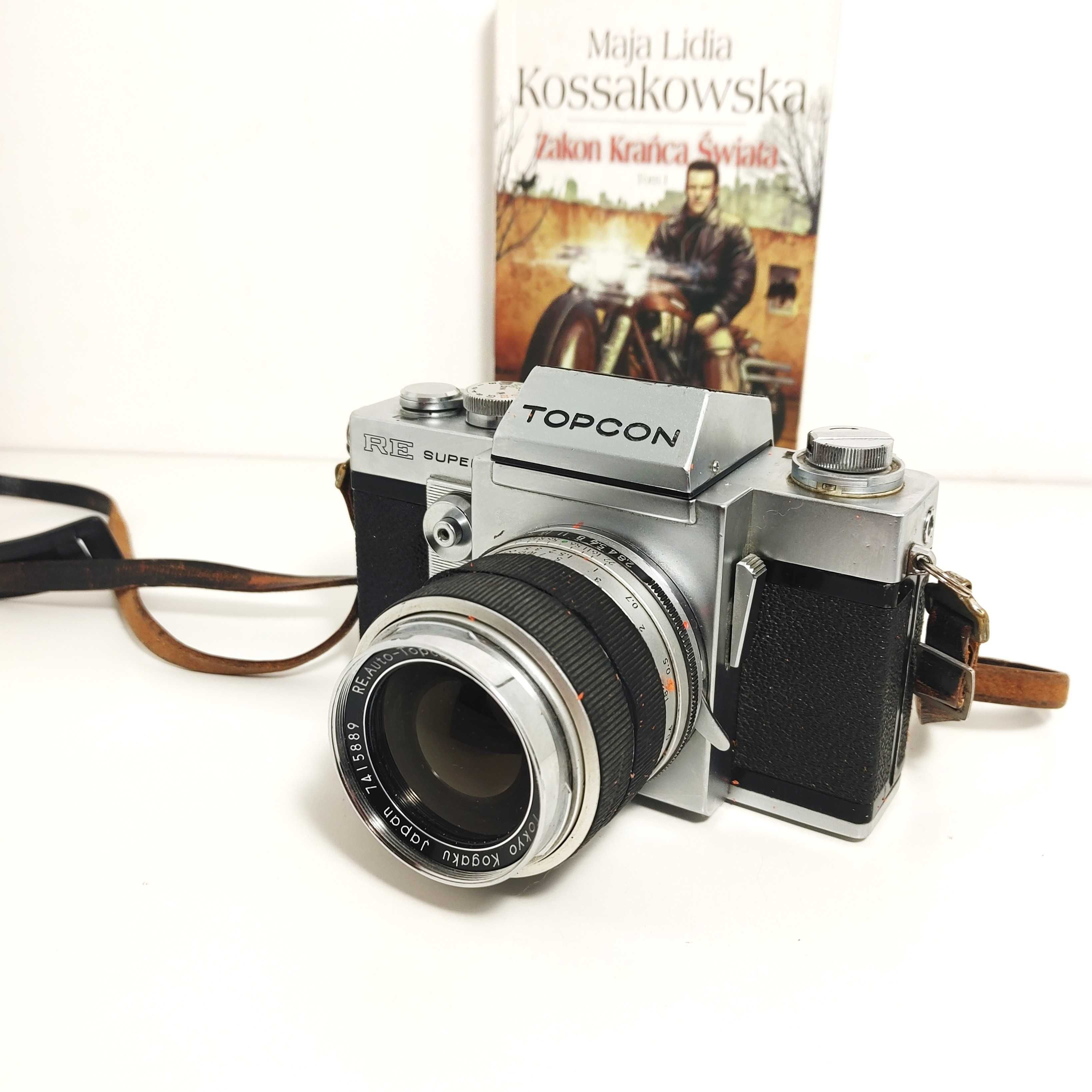 Lustrzanka analogowa TOPCON RE Super  RE- Auto-Topcar 1:2,8 35mm ŁADNY