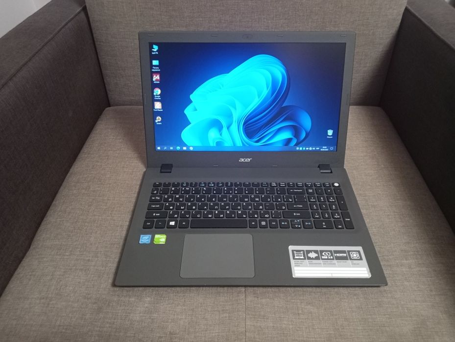 Ноутбук Acer Aspire E5-573G,Intel Pentium3556,ram8/ssd120gb,Nvidia2gb