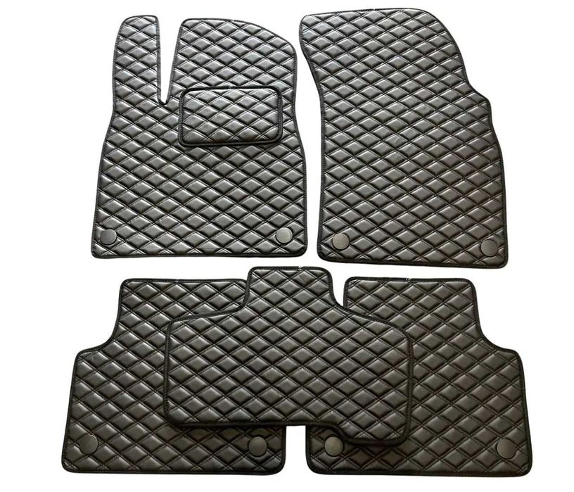 ЕКОШКІРА коврики для Ауді\ Audi Q5\ Q7\ Q8\ Q3\ e-tron\ ТТ\ Еко кожа