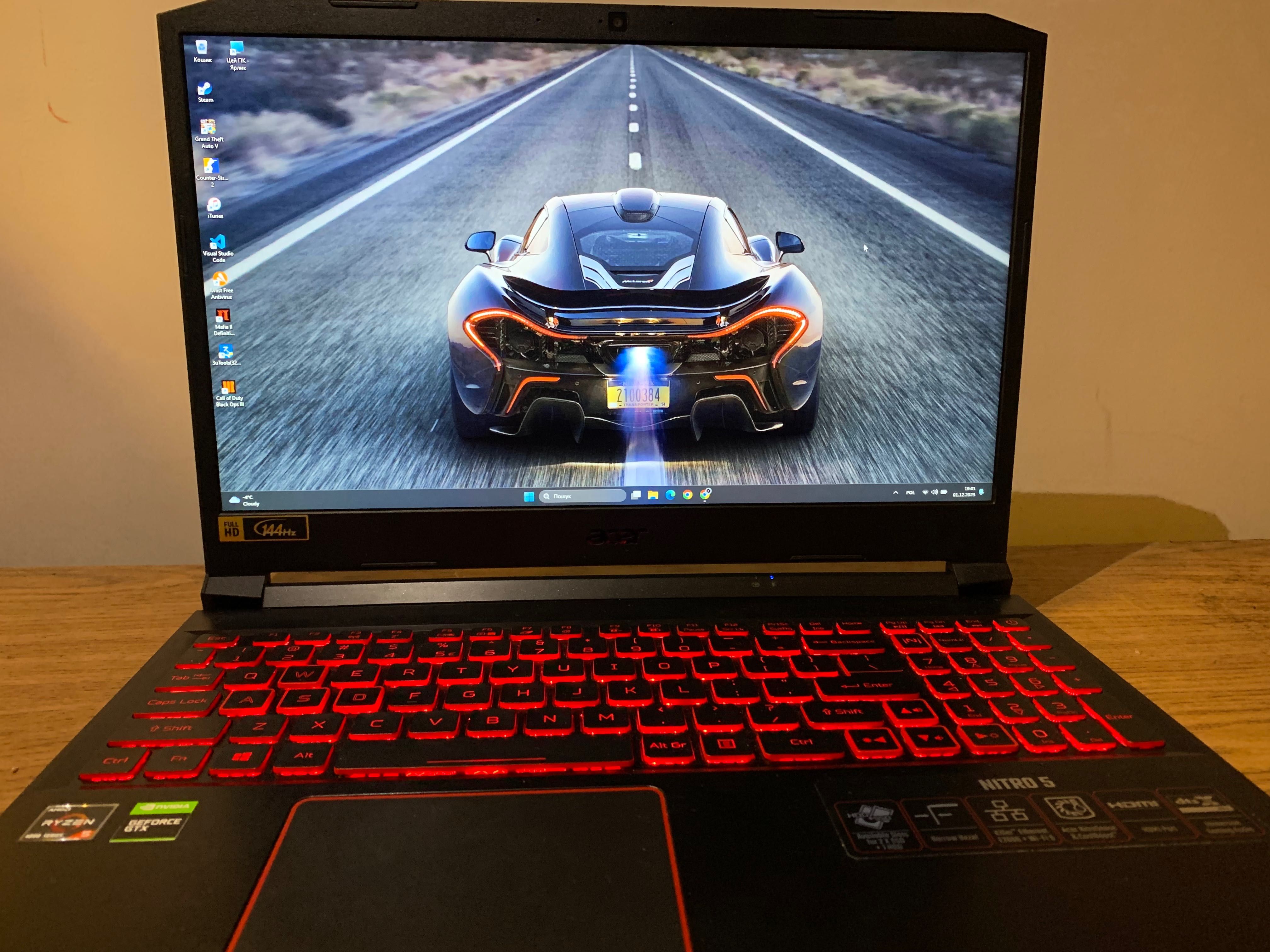 Sprzedam laptop gamingowy Acer Nitro 5