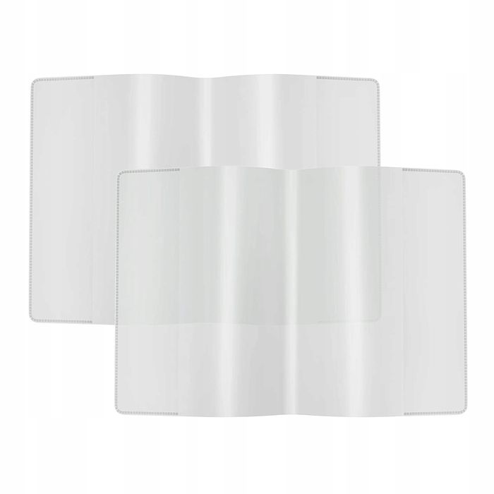 Okładka Ochronna na Świadectwa Szczepień 93x130 mm Przezroczyste 2 szt