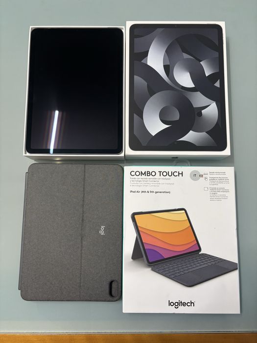 iPad Air 5ª Geração + Teclado Logitech Combo Touch