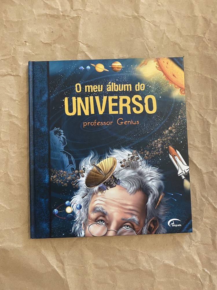 Livro educacional Álbum do Universo