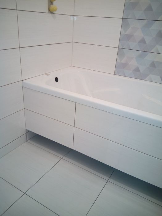 Кладка кафеля. Штукатурка. Шпаклёвка. Обои. Электричество.