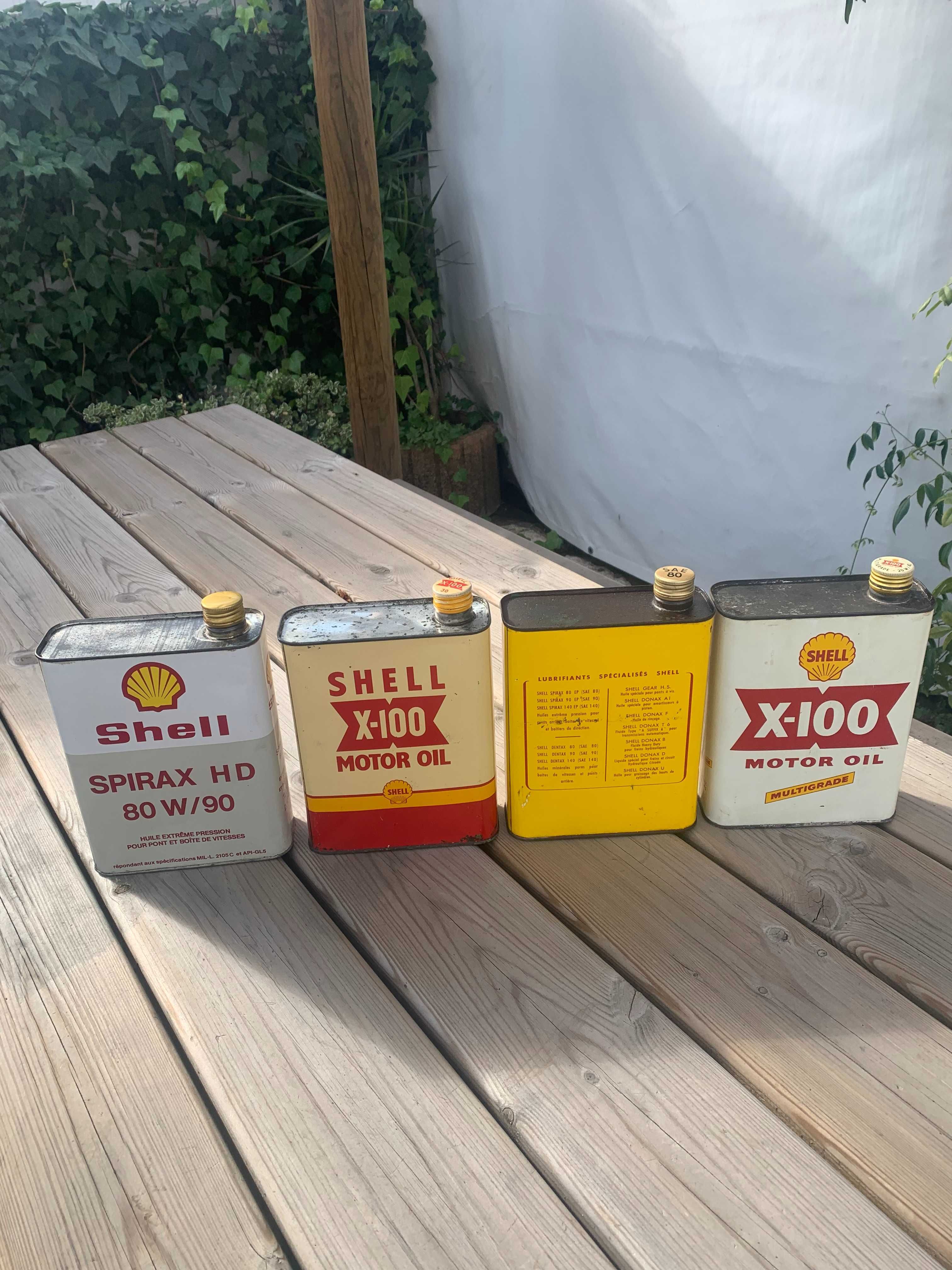 latas Shell vintage