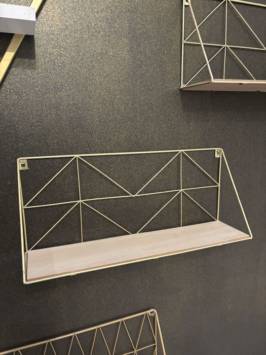 Półki zlote eleganckie