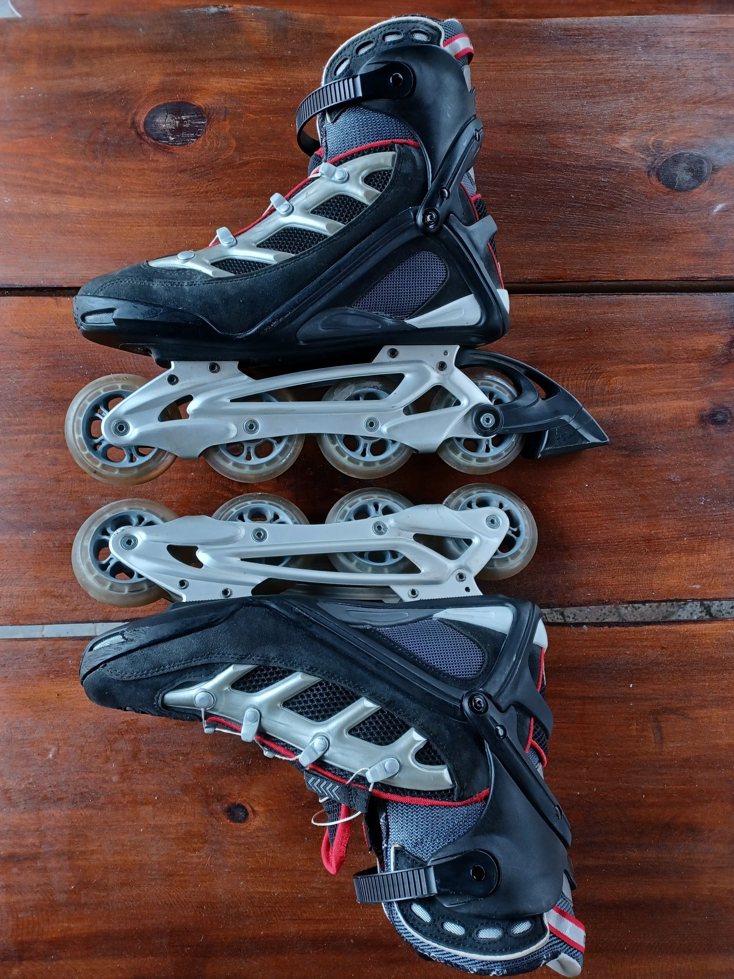 BARDZO DUŻE 2 pary rolki męskie K2 Rollerblade 43,44, oraz 48,49 32 cm