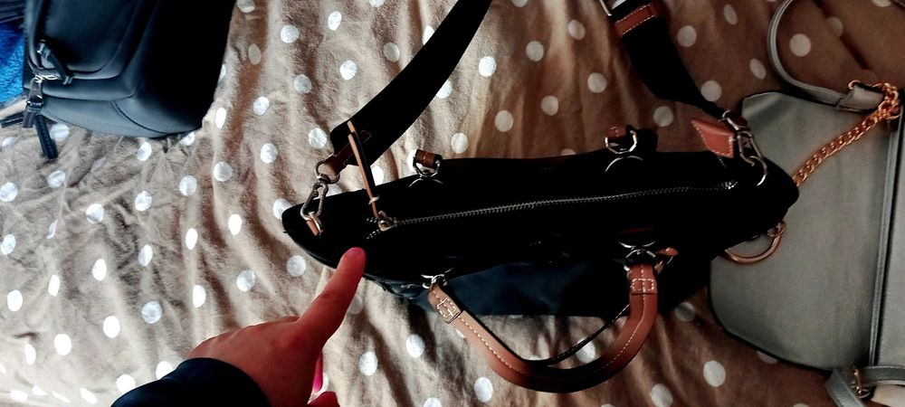 Mala partois preta, castanho