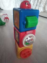 Fisher price кубики 3 шт