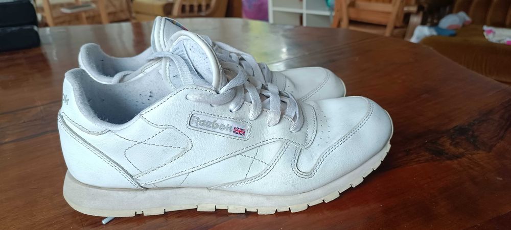 Buty sneakersy damskie/unisex Reebok Classic Leather(50151)r. 38 białe