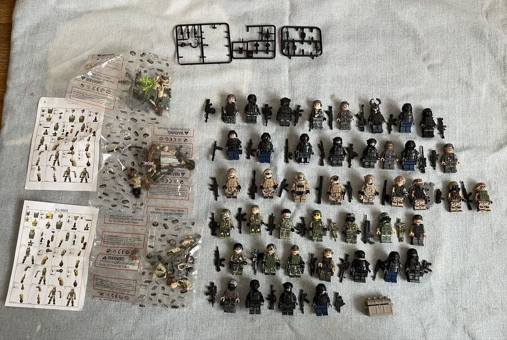 Лего Мініфігурки Мілітарі Деталі Lego фігурки зброя