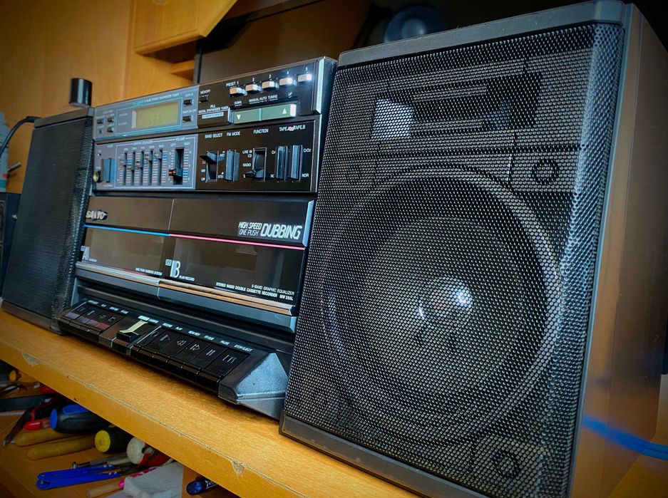 Sanyo MW 255L ,1987 року в. після профілактики (ВІДЕО)