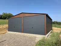 Garaże blaszane 6x5.80 dwuspadowe