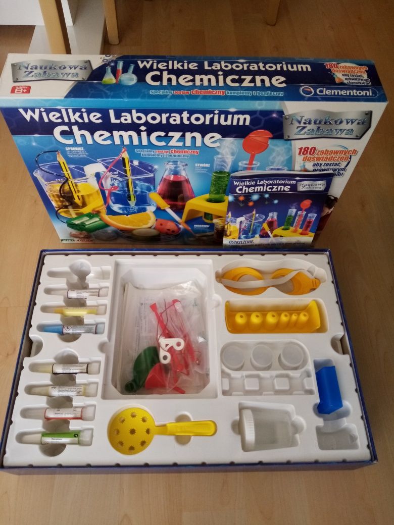 Wielkie Laboratorium Chemiczne  Clementoni wiek 8+