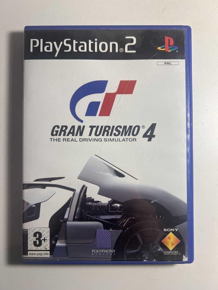 Ліцензійний диск з грою Gran Turismo 4 для playstation 2, ps2