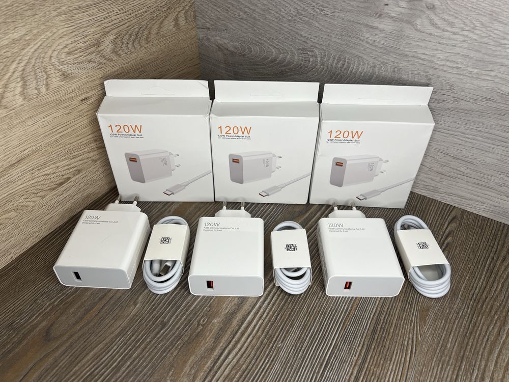 Зарядка Xiaomi 120W / 67W Mi Turbo Charge Original, зарядний пристрій