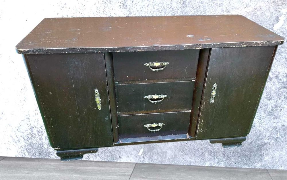 Movel de apoio antigo, aparador, consola, tv