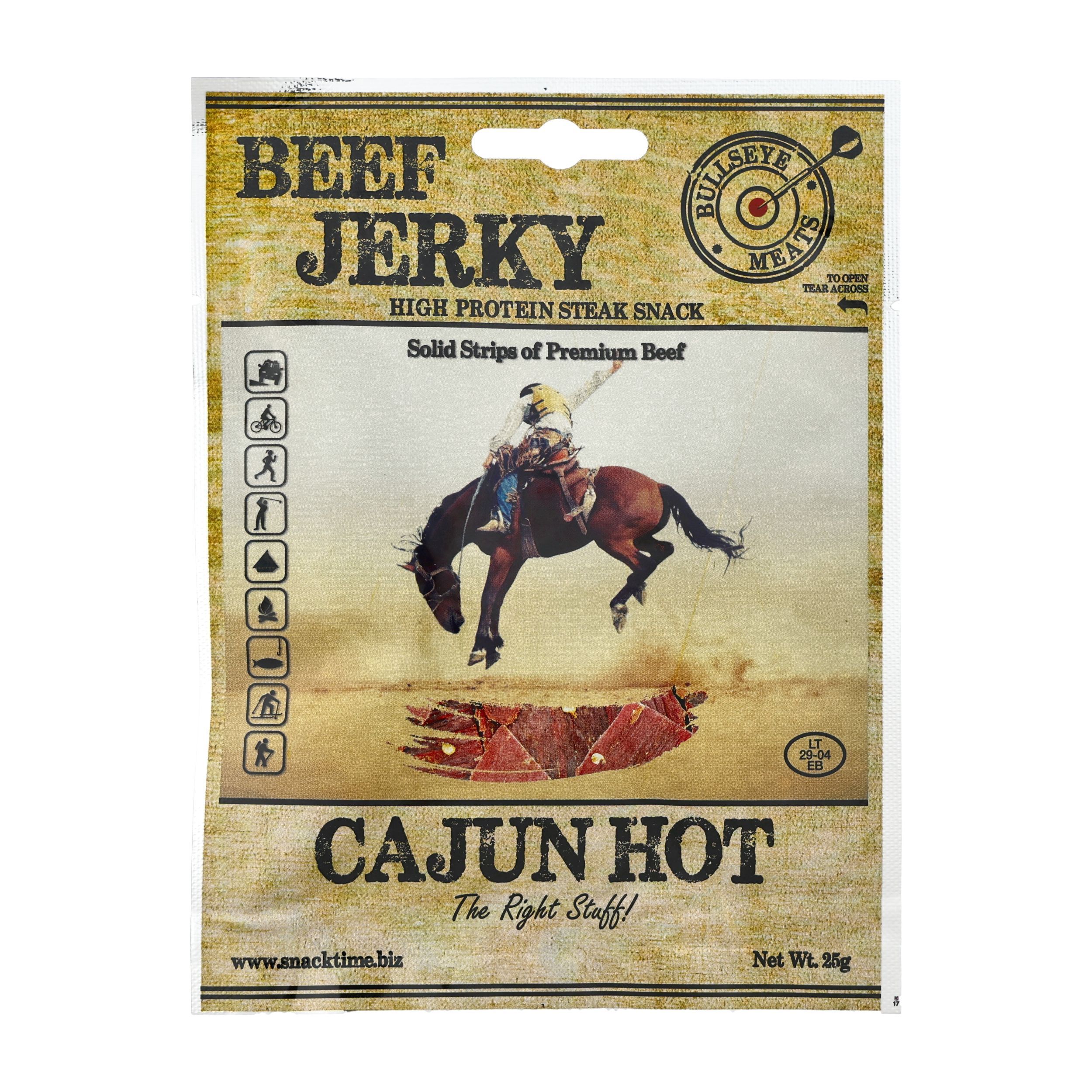 Wołowina Beef Jerky Cajun Hot 25 g (838-004)