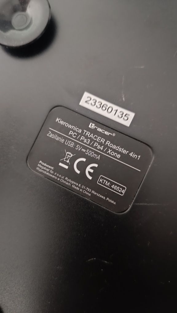Konsola PS4 pro + 2 pady + kierownica Tracer + 10 gier