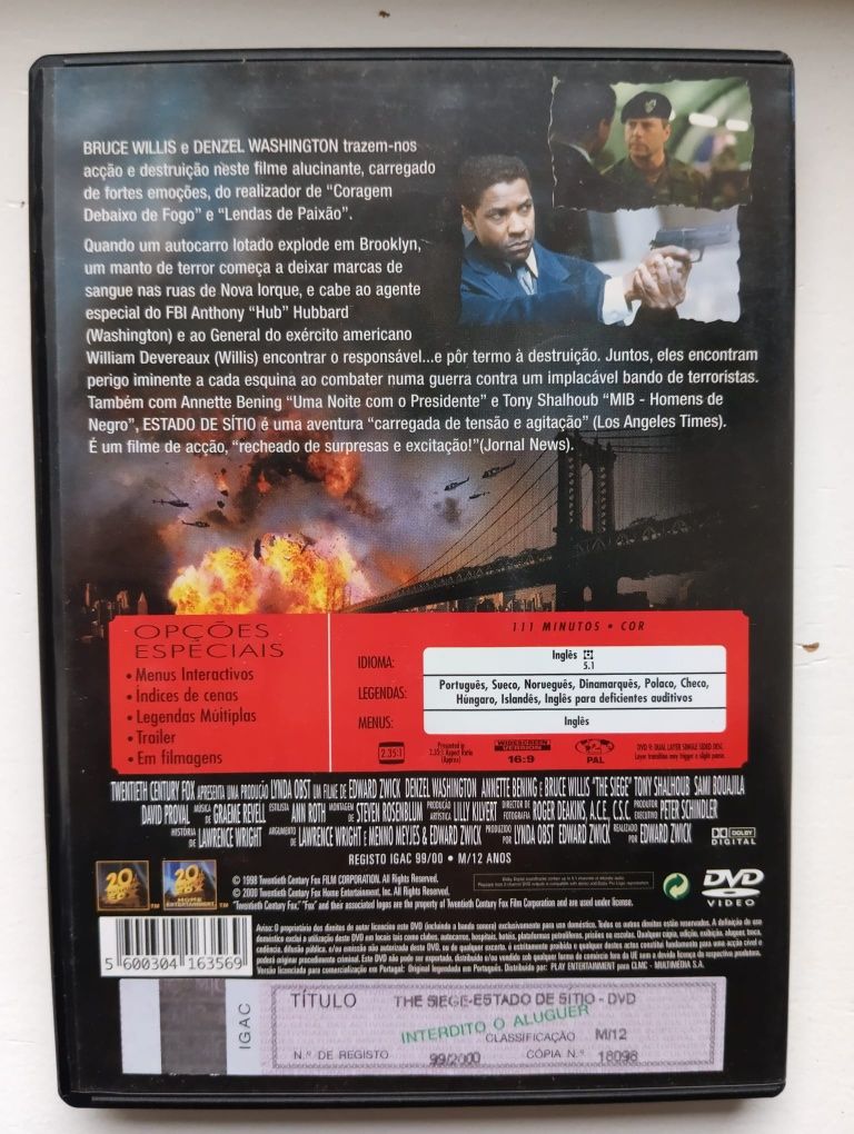 DVD estado de sítio