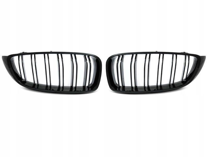 atrapa grill kratka nerka kpl tuning czarny polysk m4look bmw 4 f32 f33 f36
