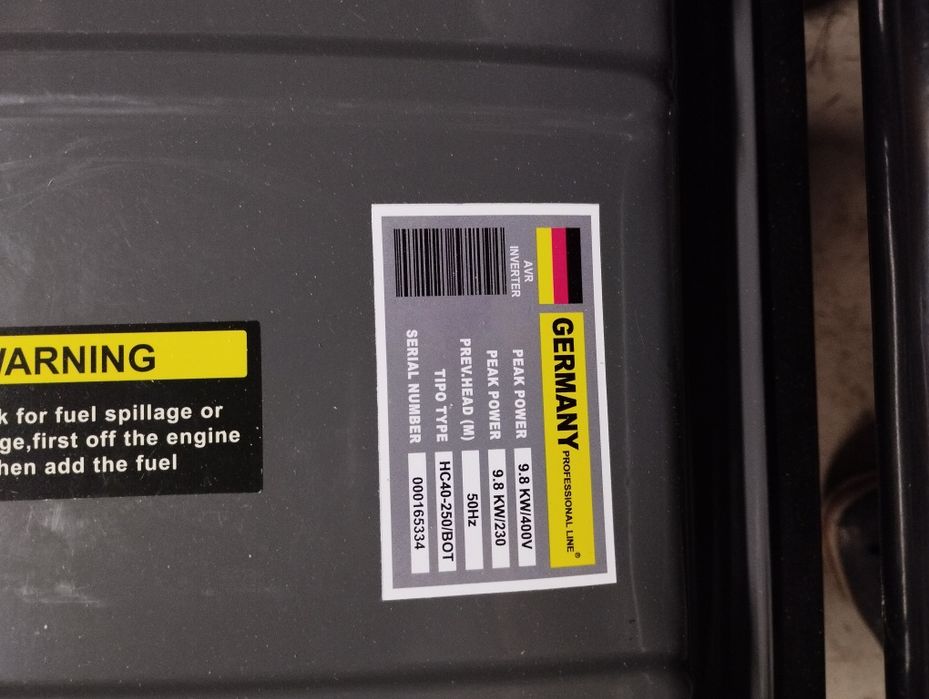 Agregat prądotwórczy 9,9 kw - sprzedam