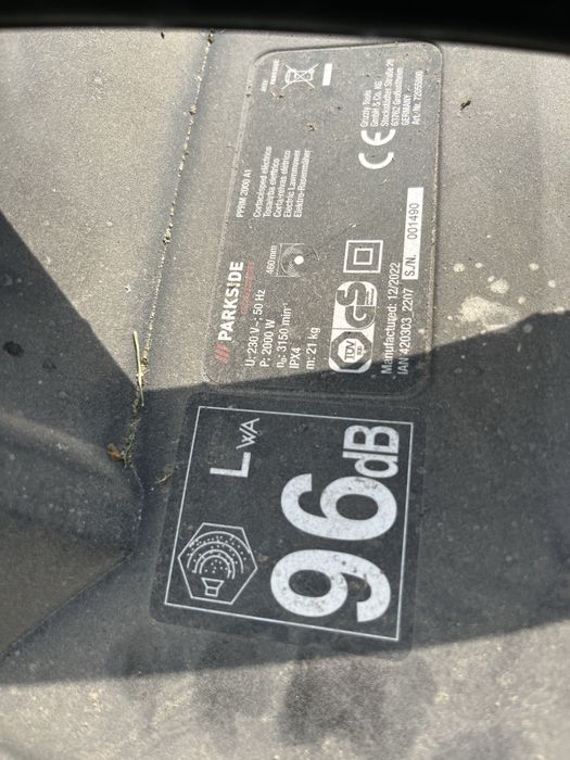 Kosiarka Parkside performance A1 2000 W z napedem elektryczna