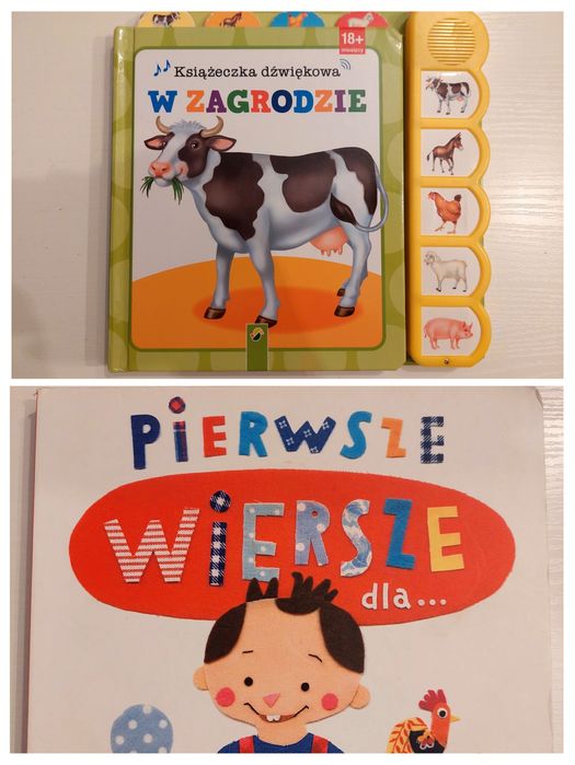 Książeczka muzyczna dźwięki zwierząt, wiersze