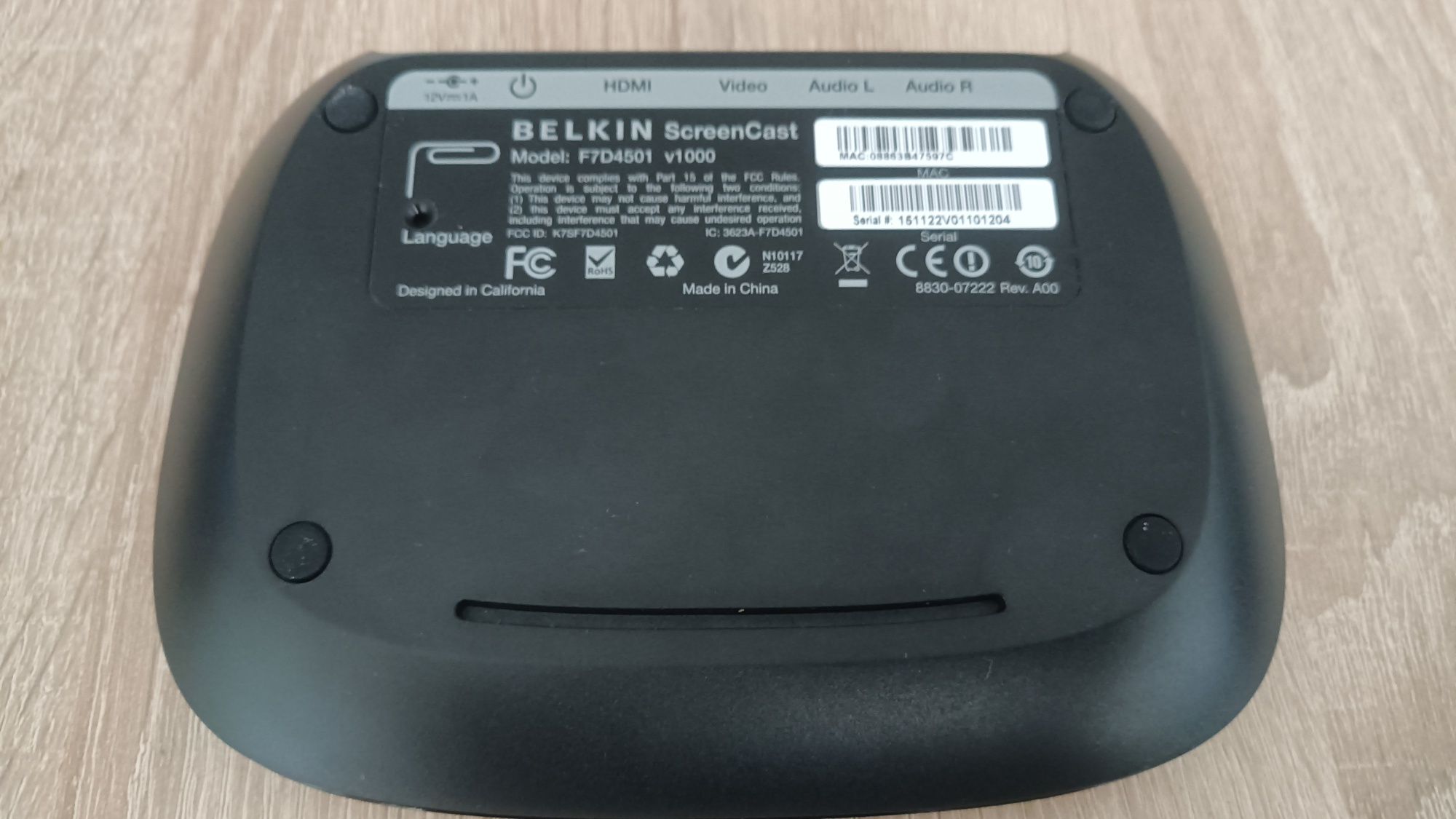 Belkin Screencast F7D4501 WiDi