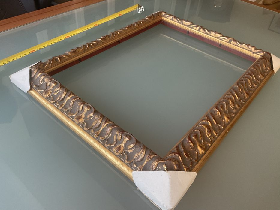 Moldura Barroco Dourada 50x40 nova