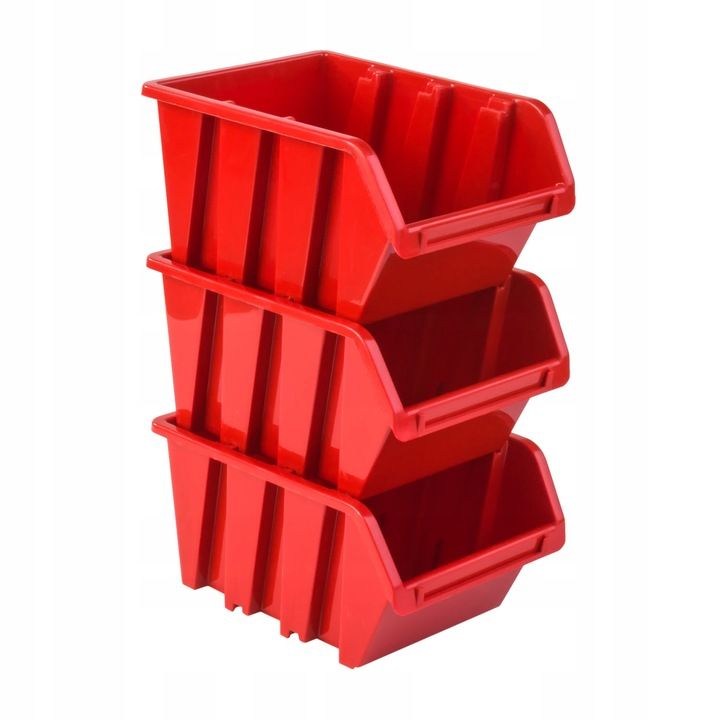 20x Pojemnik Magazynowy Kuweta Warsztatowa Np4 Red