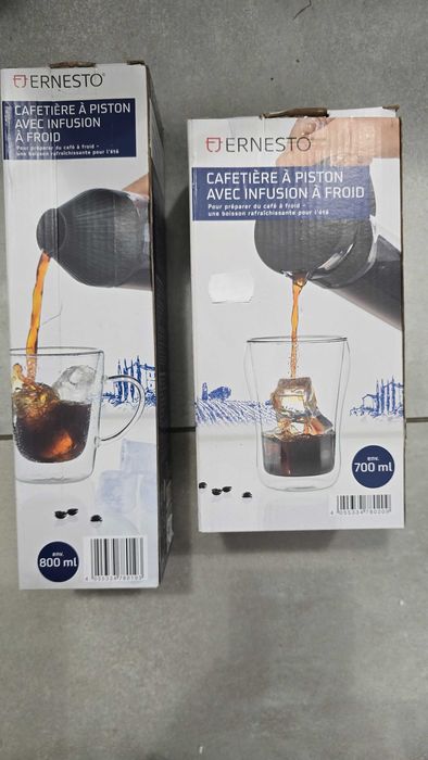 ERNESTO Zaparzacz do kawy Cold Brew Szklany, ze zintegrowanym filtrem