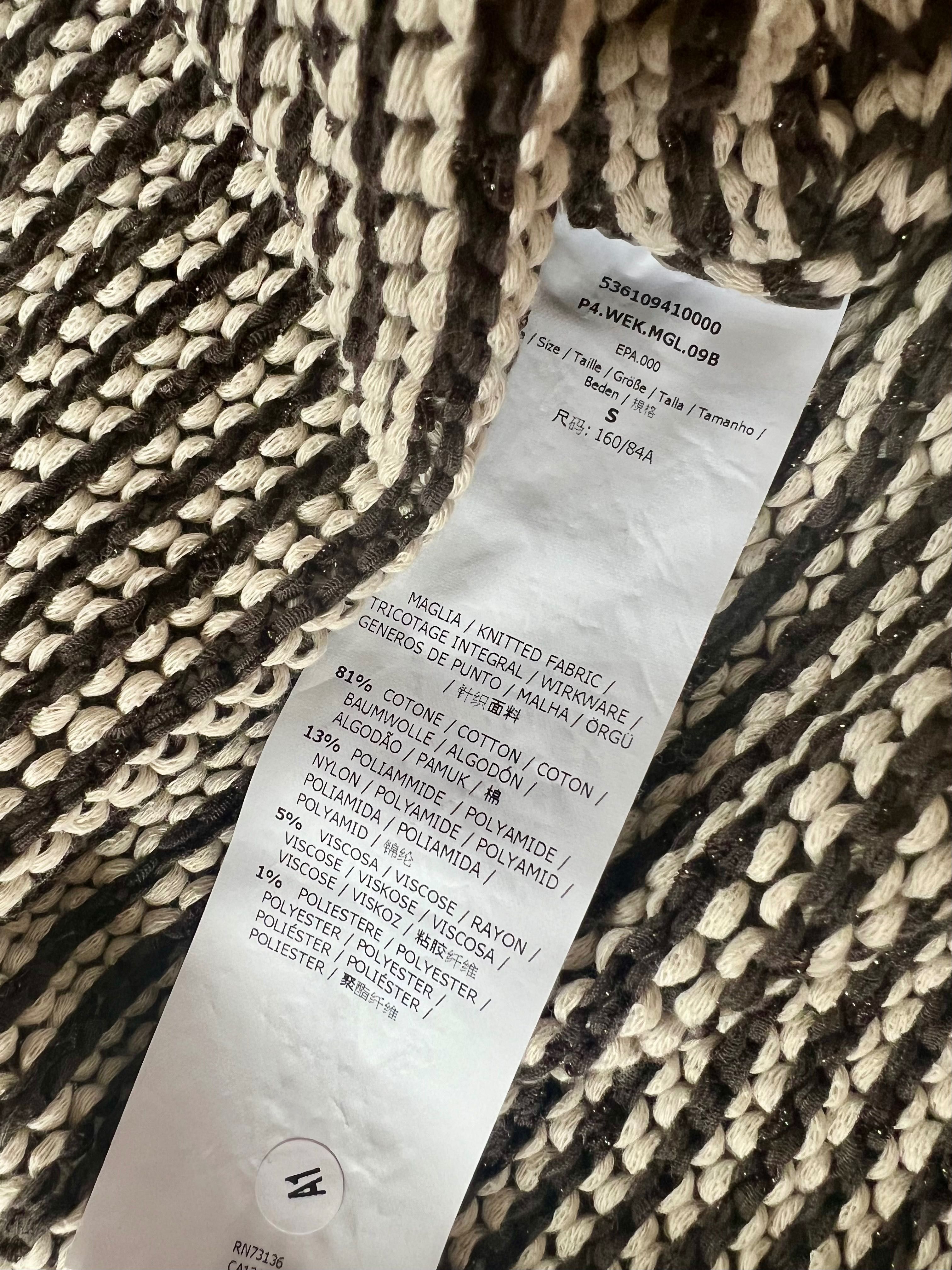 Sweter Max Mara Weekend z dzianiny bawełnianej