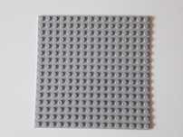 3 Płytki konstrukcyjne szare 16x16 kropek kompatybilne z Cobi, Lego