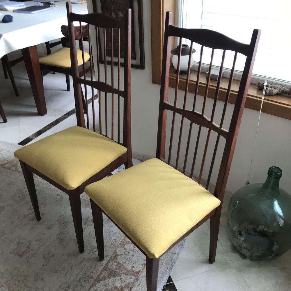 Duas cadeiras lindas originais, par vintage