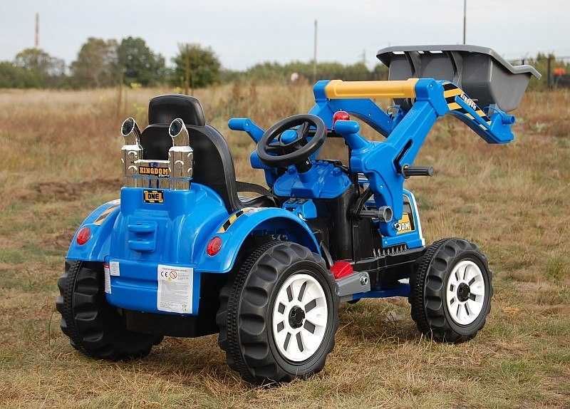 Traktor KOPARKA NEW HOLLAND Ciągnik Elektryczny Auto Akumulator DZIECI