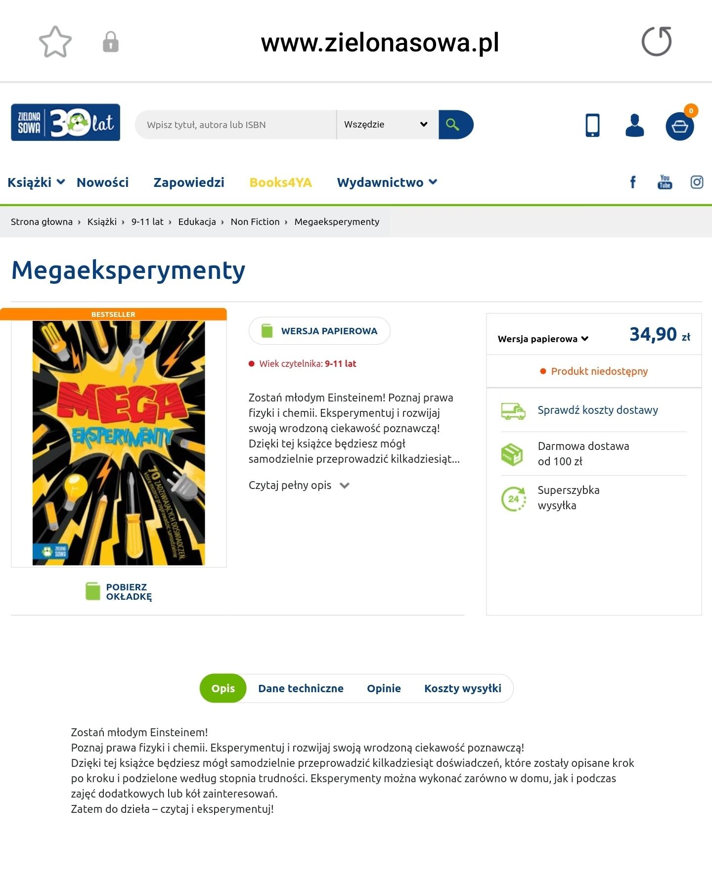 Nowa książka "Mega eksperymenty"