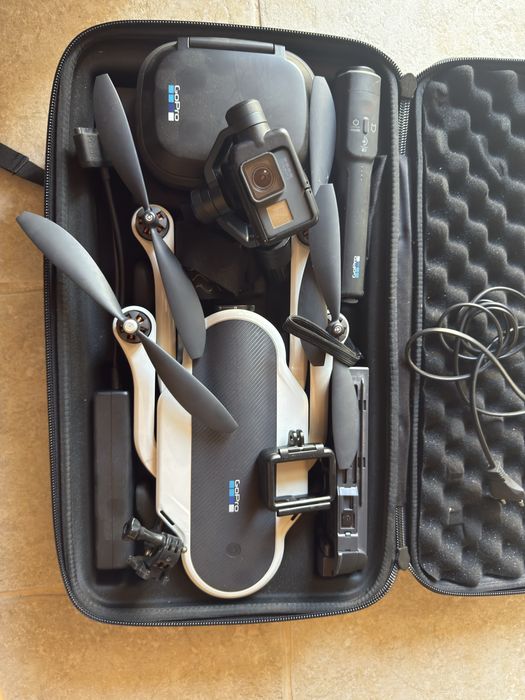 Vendo conjunto drone karma, estabilizador e Go pro