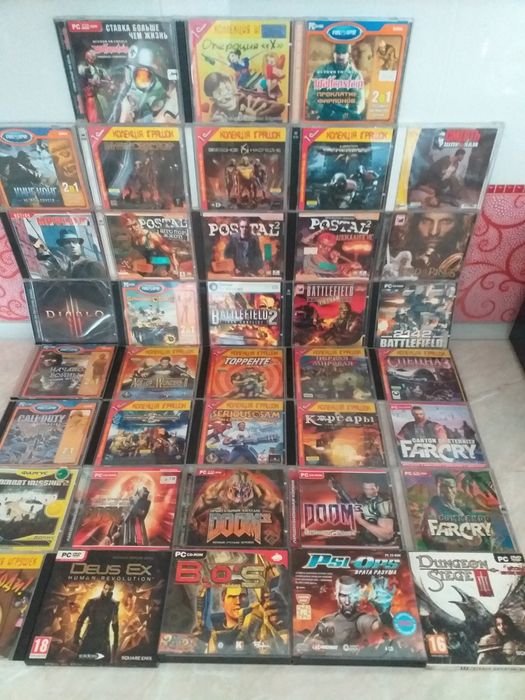 Продам игры на компьютер Stalker. CRYSIS. BATTLEFIELD.