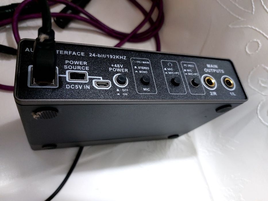 Audio inerface 24 bit 192RHZ