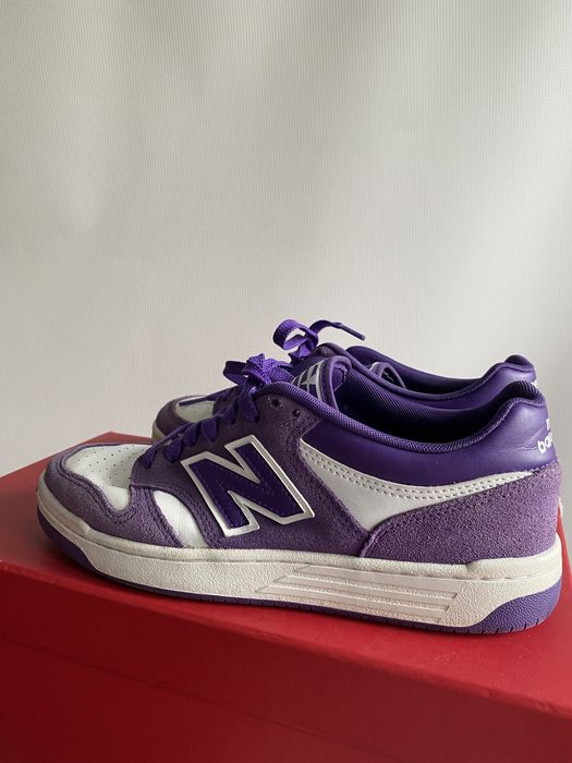 New Balance 480, fioletowo białe rozmiar 40, długość wkładki 25cm