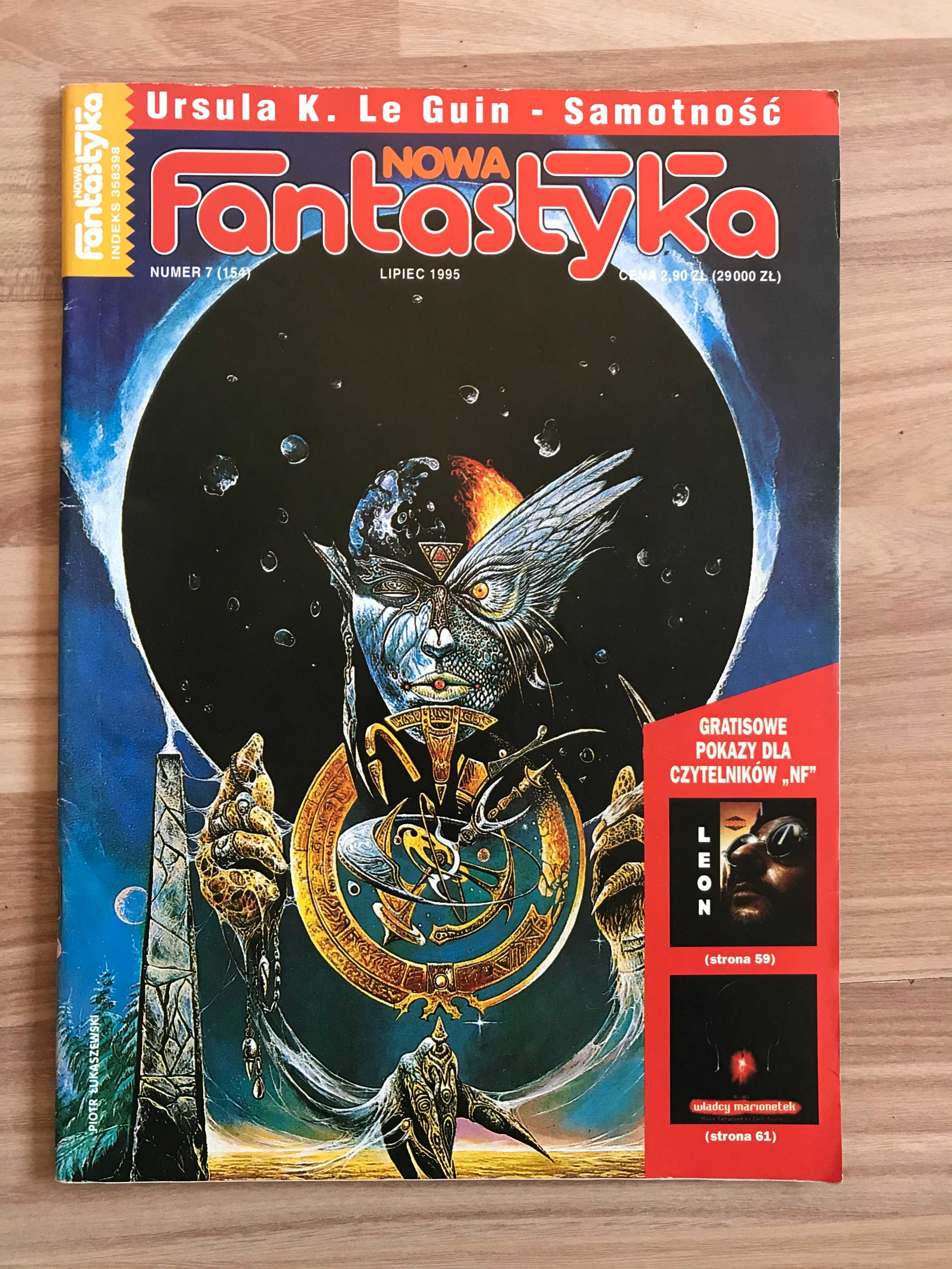 Nowa Fantastyka 7 / 1995 Ursula Le Guin Jacek Dukaj Słowiańska Fantasy