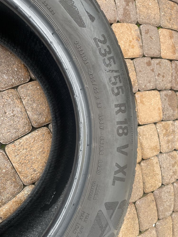 Opony Continental 235/55 R18 V XL LETNIE 4 szt.