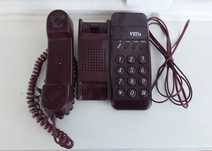 Telefon Veris stacjonarny przewodowy duże cyfry + kabel