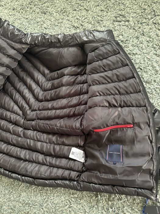 Kurtka zimowa męska z logo Tommy