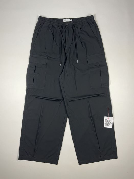 Штани Topman Wide Leg Cargo (M) чорні хакі чоловічі карго широкі